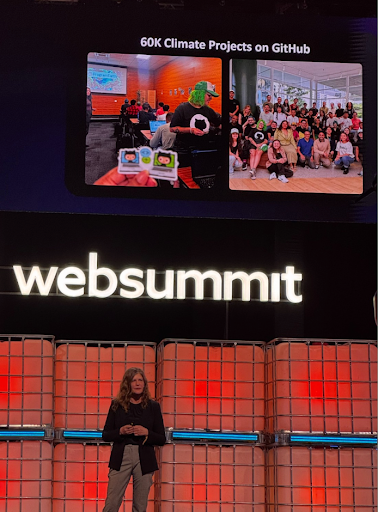 ProgramEarth keynote at Web Summit Rio — 60K climate projects on GitHub