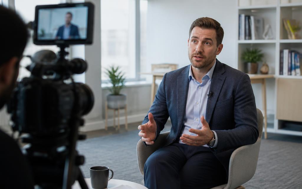 Customer video interview